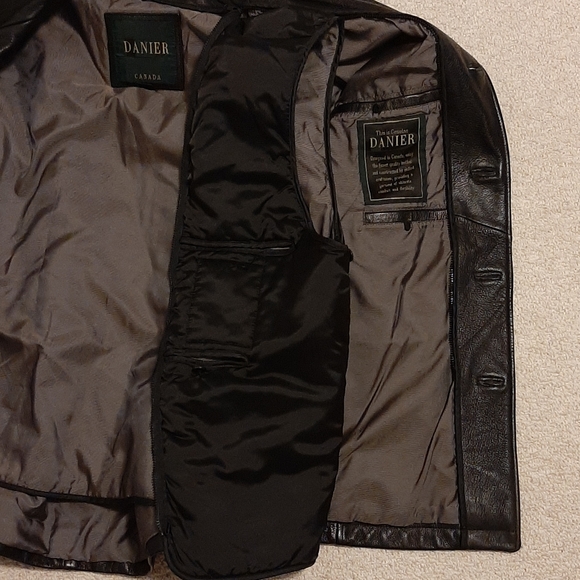 Black Leather Jacket - Picture 3 of 7